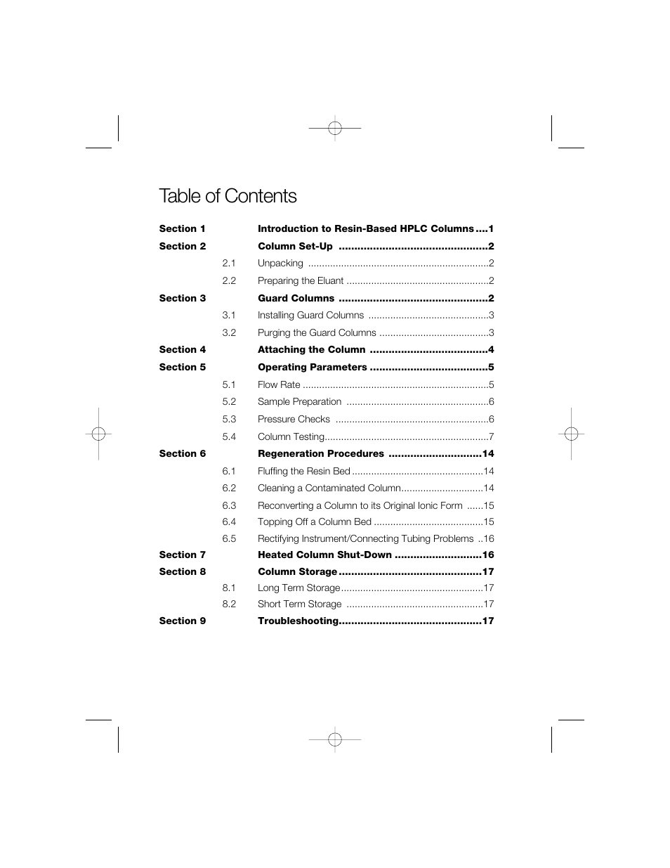 Bio-Rad Aminex Organic Acid and Alcohol Analysis Columns User Manual | Page 2 / 22