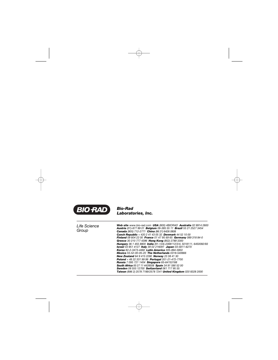 Bio-Rad Aminex Organic Acid and Alcohol Analysis Columns User Manual | Page 22 / 22