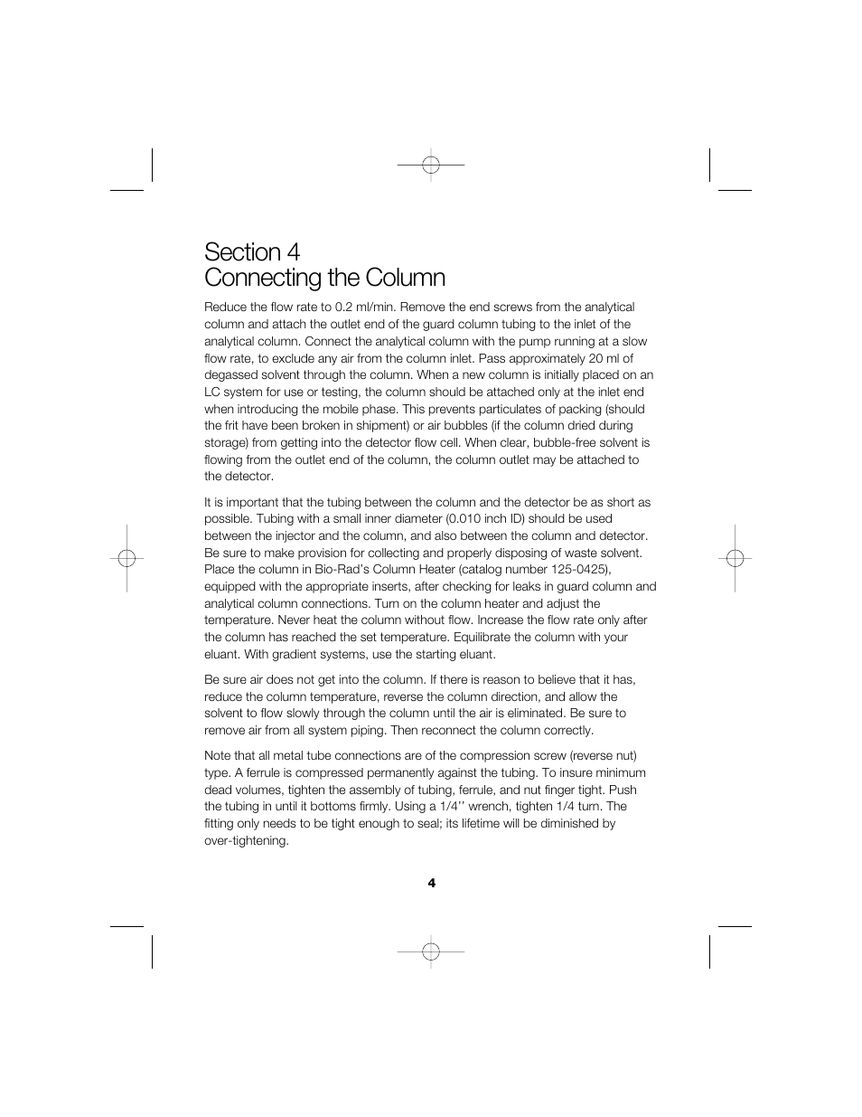 Bio-Rad Aminex Organic Acid and Alcohol Analysis Columns User Manual | Page 6 / 22