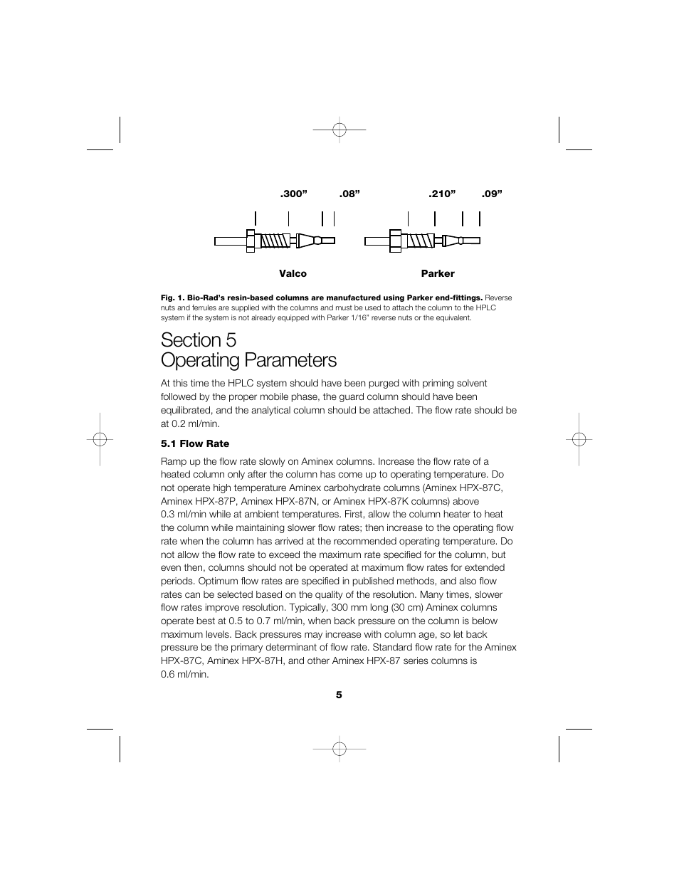 Bio-Rad Aminex Organic Acid and Alcohol Analysis Columns User Manual | Page 7 / 22