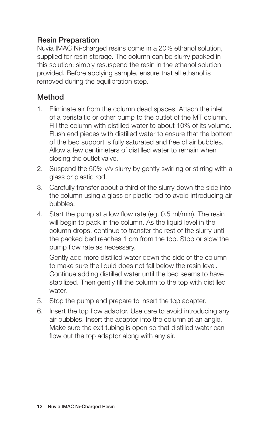 Bio-Rad Nuvia™ IMAC Resin User Manual | Page 16 / 40