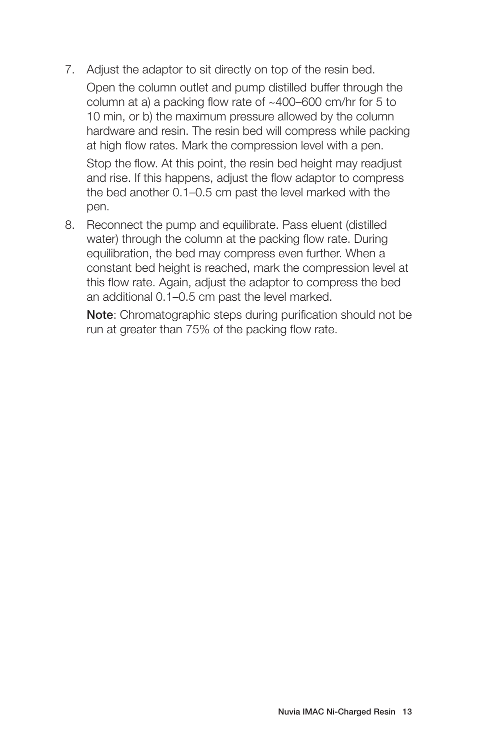 Bio-Rad Nuvia™ IMAC Resin User Manual | Page 17 / 40