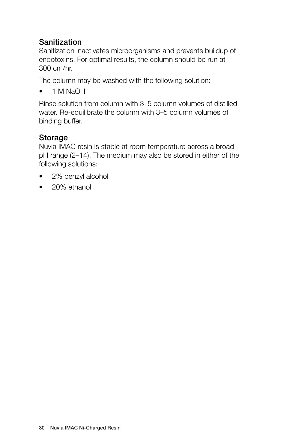 Bio-Rad Nuvia™ IMAC Resin User Manual | Page 34 / 40