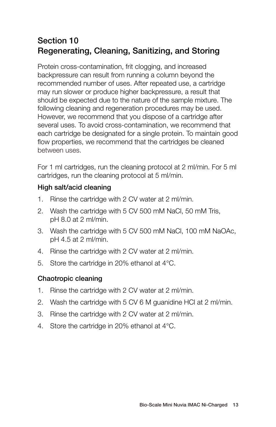 Bio-Rad Nuvia™ IMAC Resin User Manual | Page 17 / 24