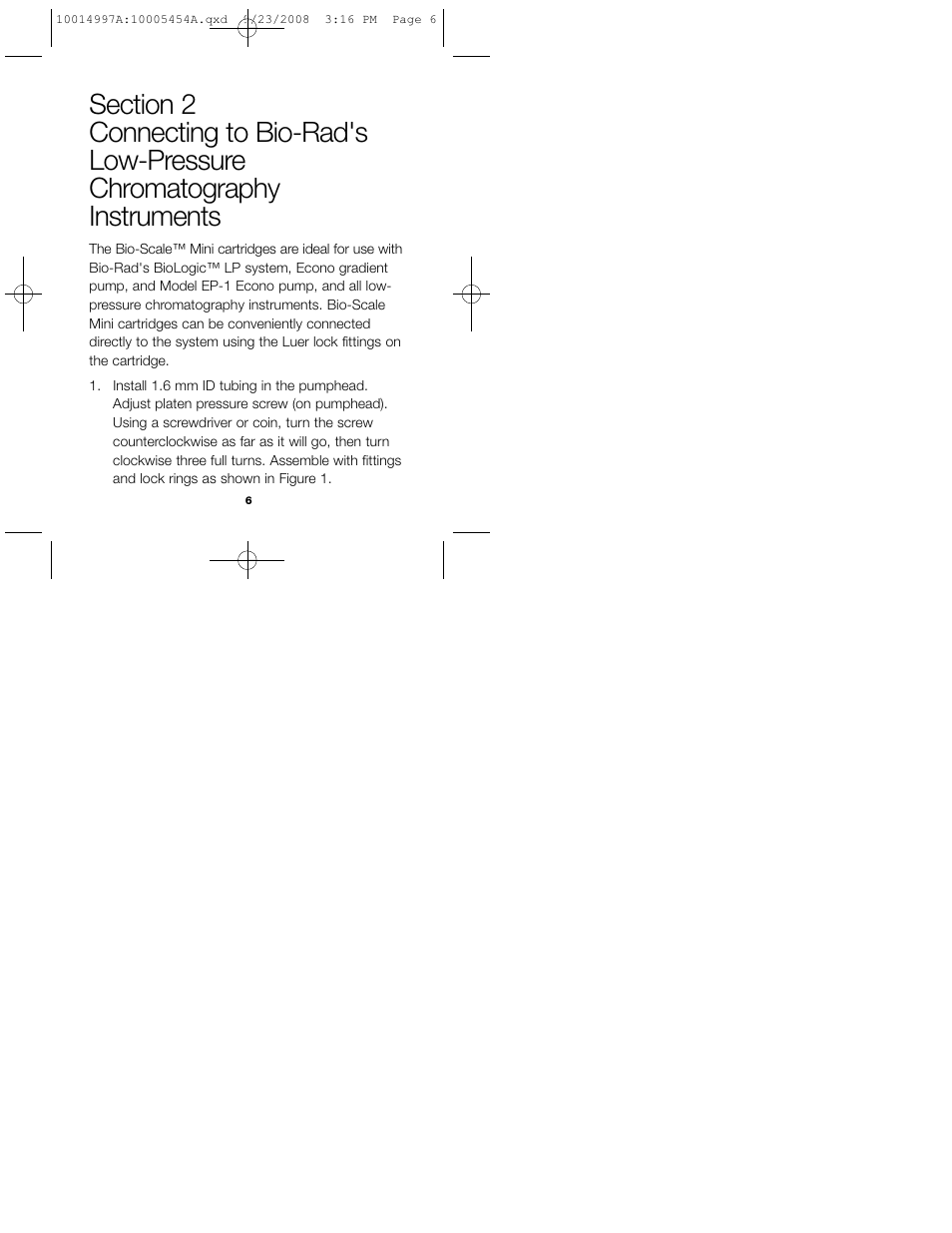 Bio-Rad Bio-Scale™ Mini UNOsphere SUPrA™ Affinity Cartridges User Manual | Page 11 / 32
