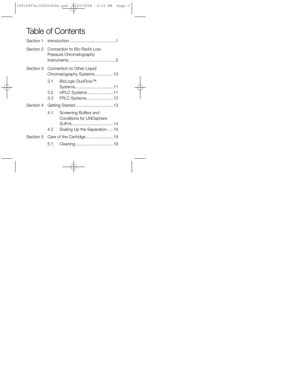 Bio-Rad Bio-Scale™ Mini UNOsphere SUPrA™ Affinity Cartridges User Manual | Page 3 / 32