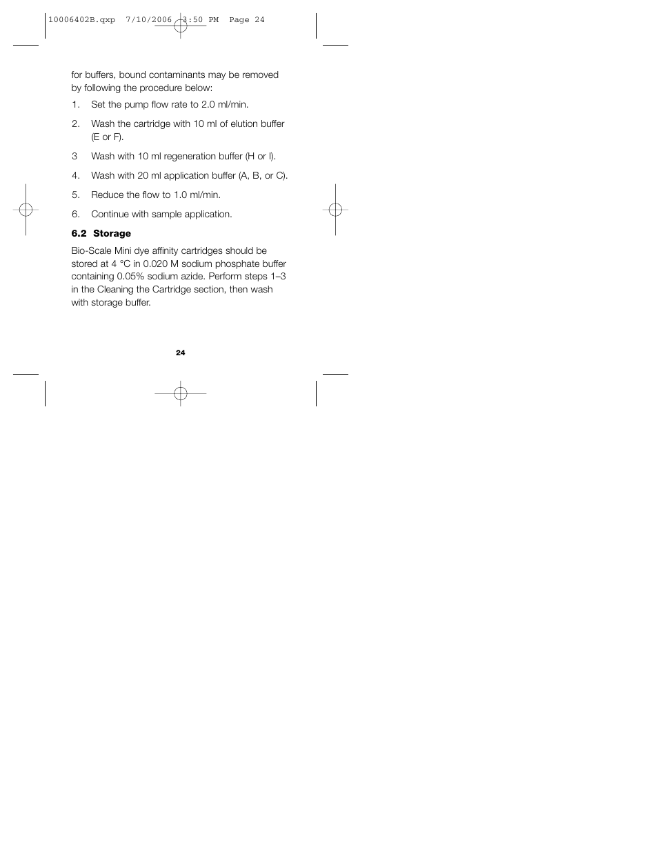 Bio-Rad Bio-Scale™ Mini Affi-Gel® Blue Cartridges User Manual | Page 30 / 36