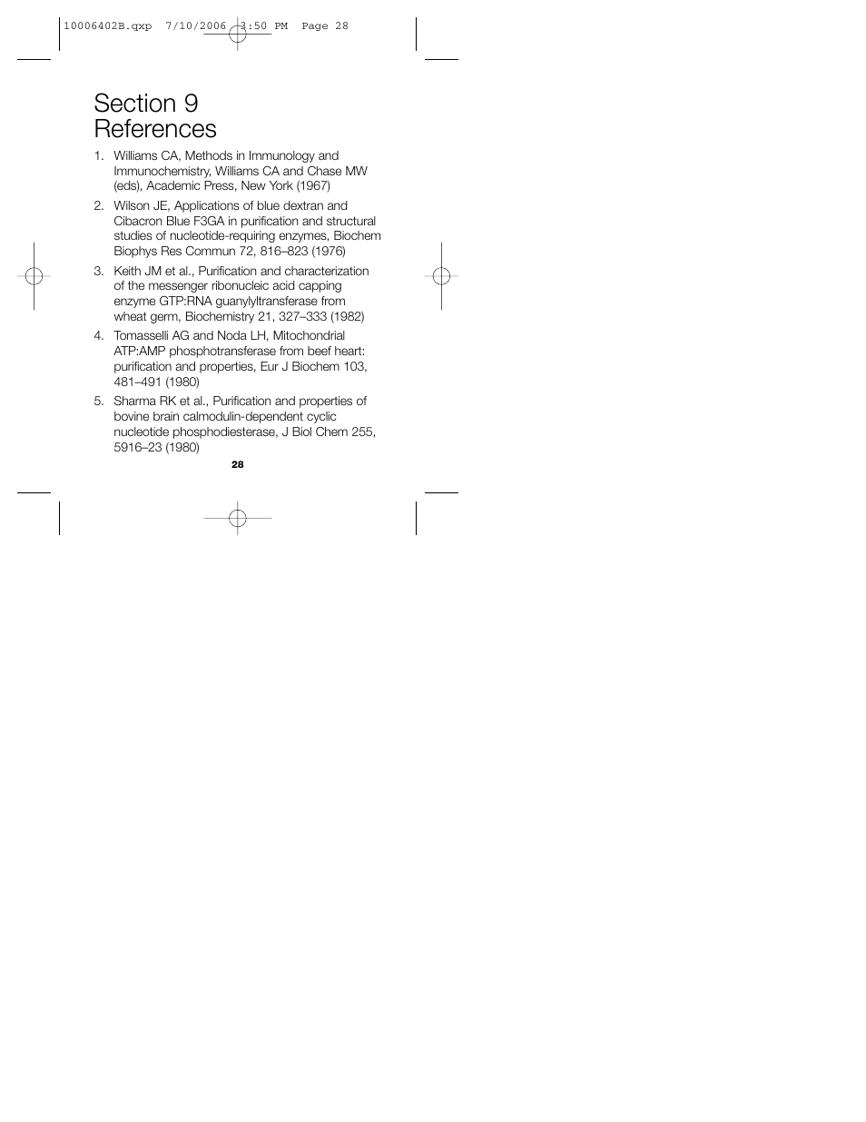 Bio-Rad Bio-Scale™ Mini Affi-Gel® Blue Cartridges User Manual | Page 34 / 36