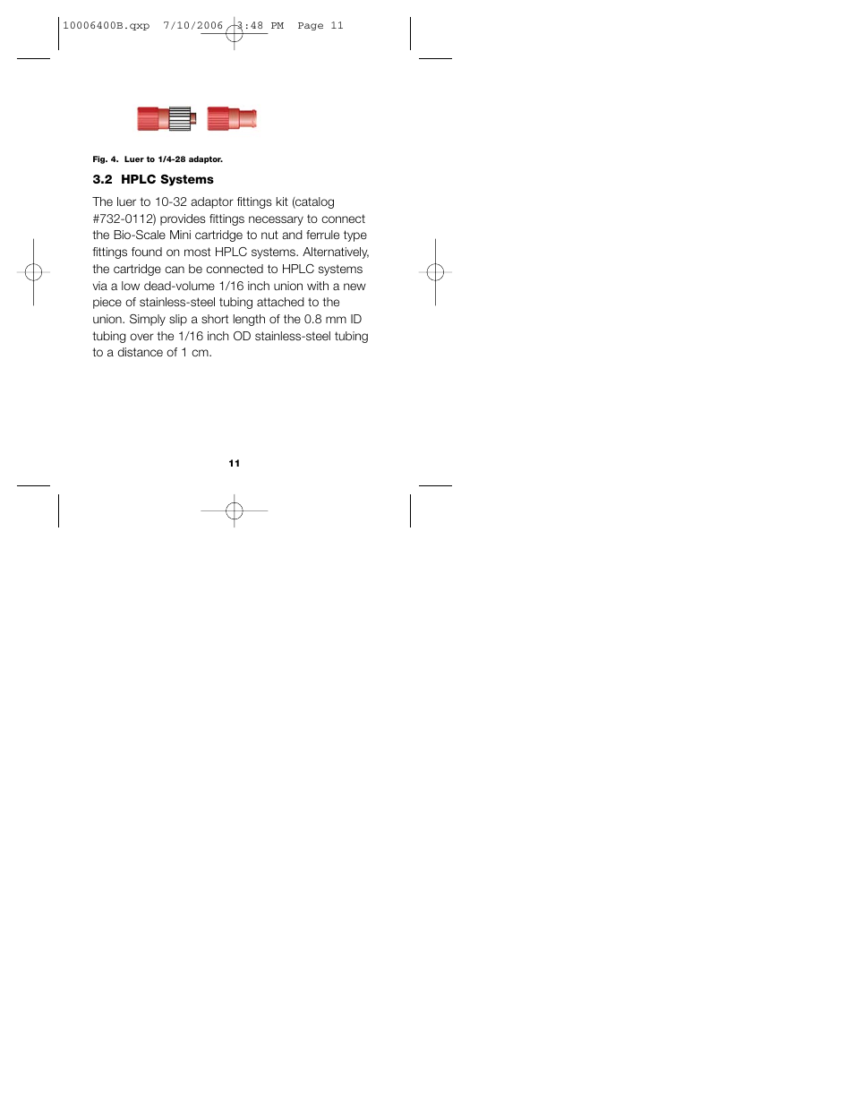 Bio-Rad Bio-Scale™ Mini Macro-Prep® High Q and Macro-Prep High S Cartridges User Manual | Page 15 / 28