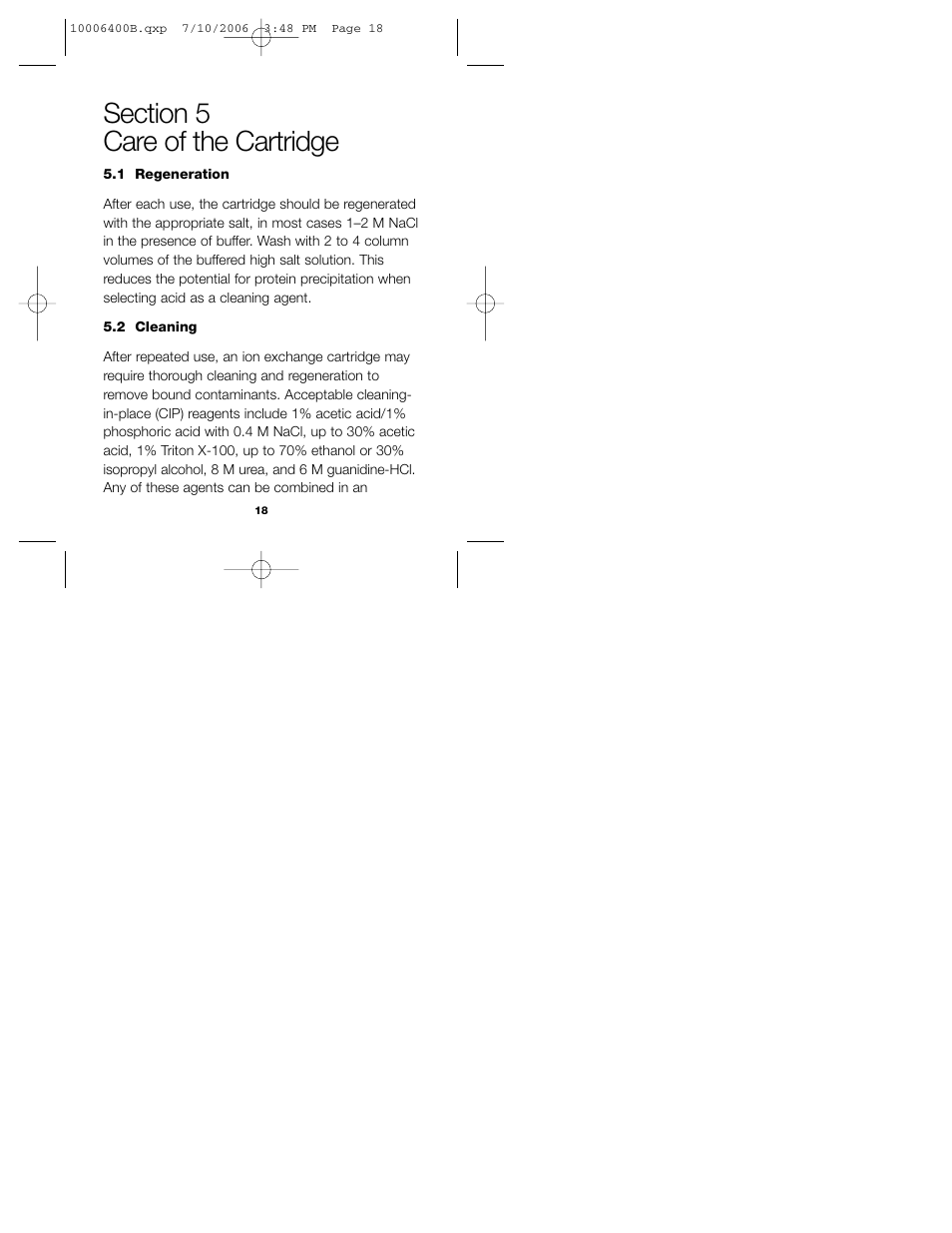 Bio-Rad Bio-Scale™ Mini Macro-Prep® High Q and Macro-Prep High S Cartridges User Manual | Page 22 / 28