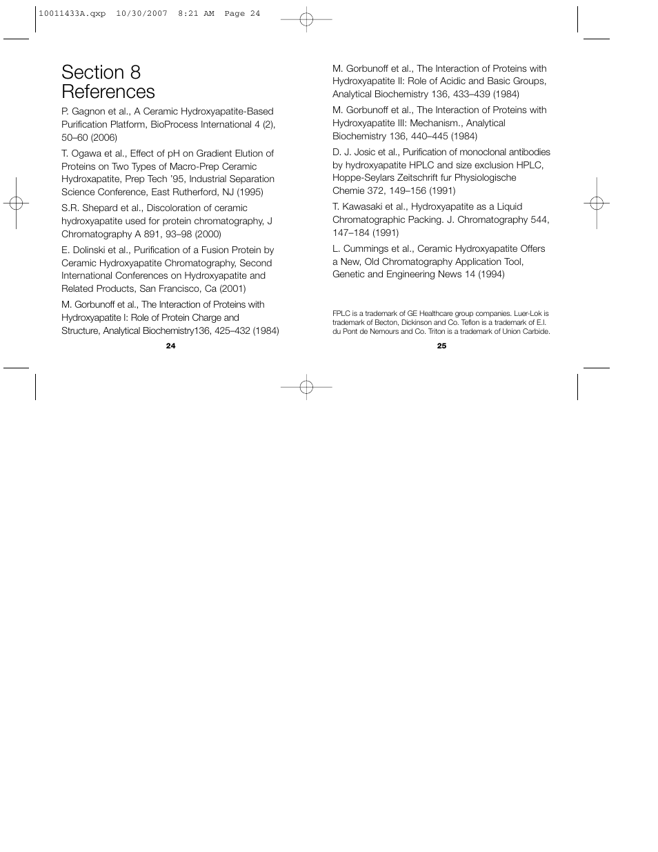 Bio-Rad Bio-Scale™ Mini CHT™ 40 µm Cartridges User Manual | Page 16 / 17