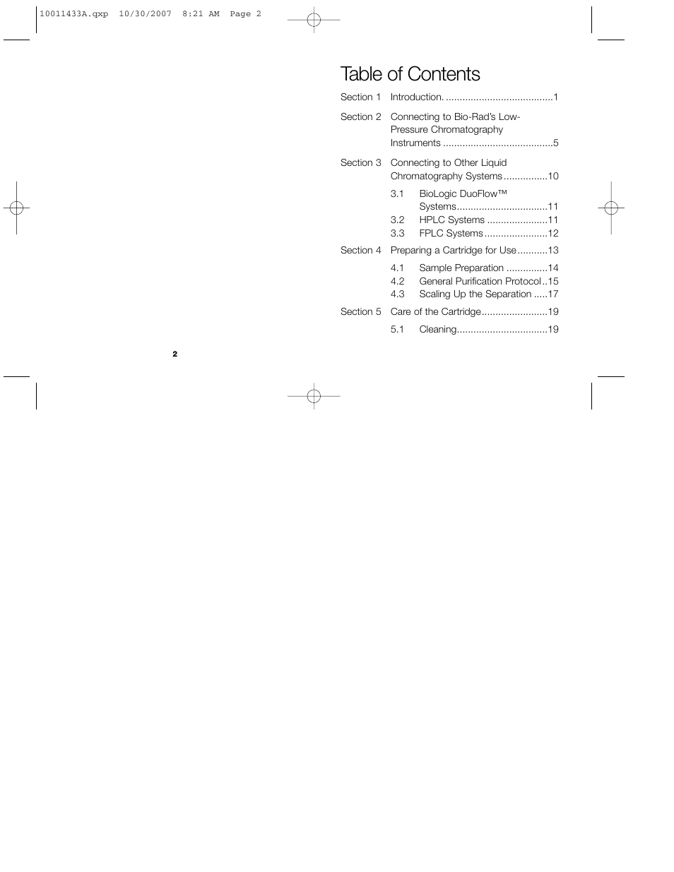 Bio-Rad Bio-Scale™ Mini CHT™ 40 µm Cartridges User Manual | Page 2 / 17