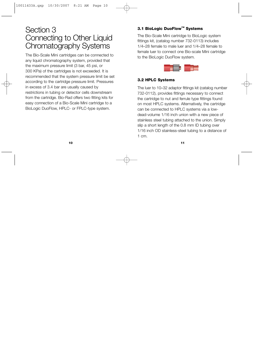 Bio-Rad Bio-Scale™ Mini CHT™ 40 µm Cartridges User Manual | Page 9 / 17