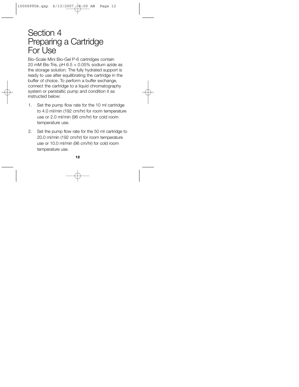 Bio-Rad Bio-Scale™ Mini Bio-Gel® P-6 Desalting Cartridges User Manual | Page 16 / 25