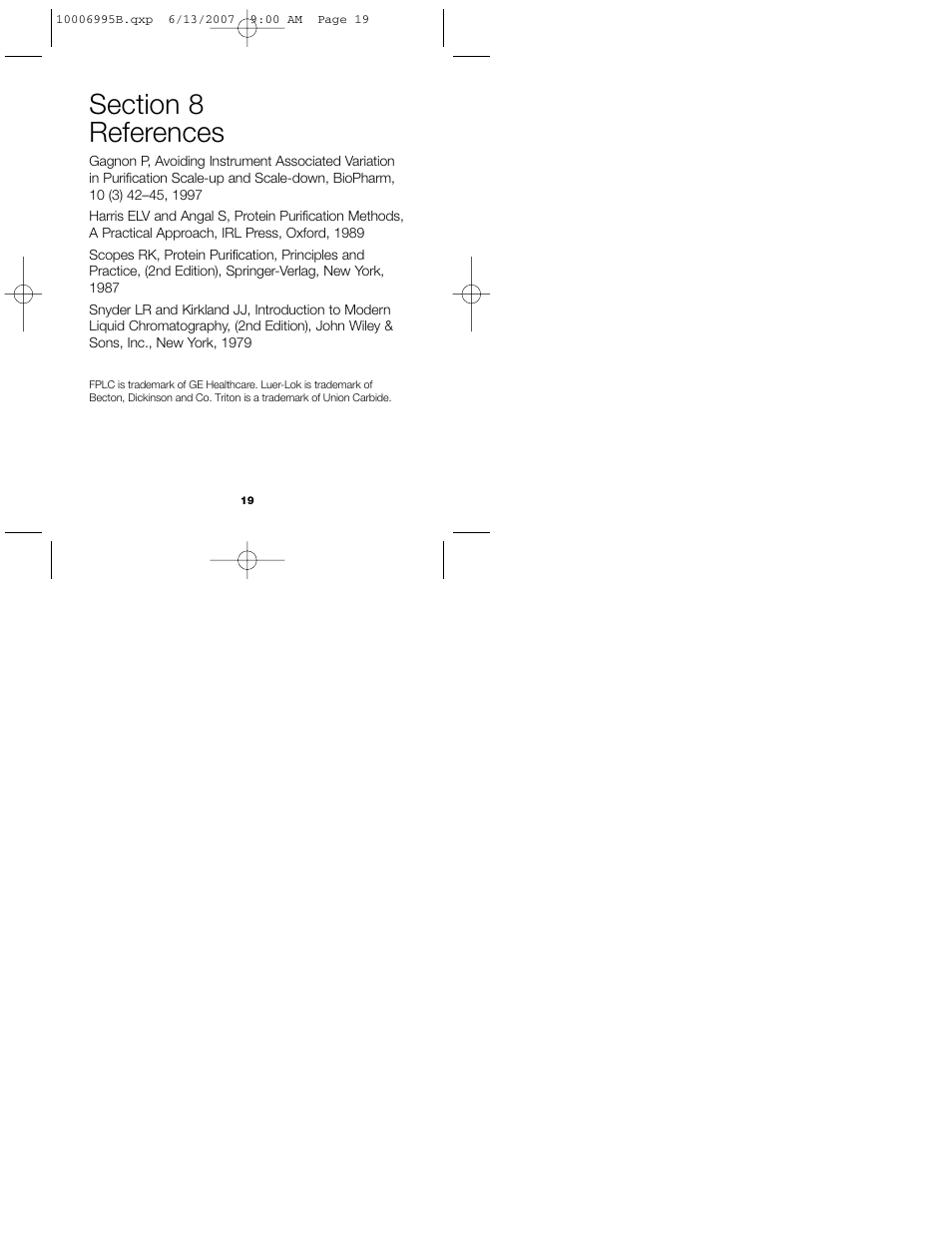 Bio-Rad Bio-Scale™ Mini Bio-Gel® P-6 Desalting Cartridges User Manual | Page 23 / 25
