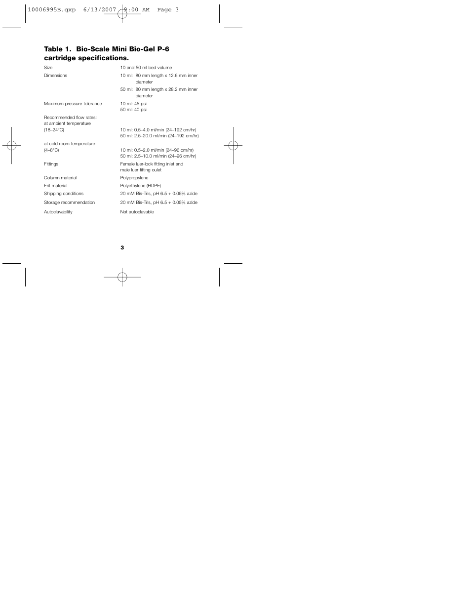 Bio-Rad Bio-Scale™ Mini Bio-Gel® P-6 Desalting Cartridges User Manual | Page 7 / 25