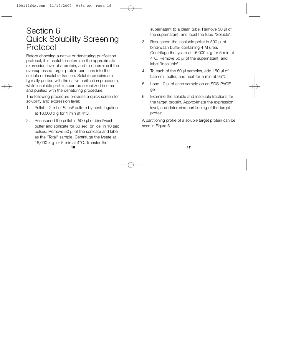 Bio-Rad Profinity eXact™ Purification and Tag Cleavage Consumables User Manual | Page 11 / 18