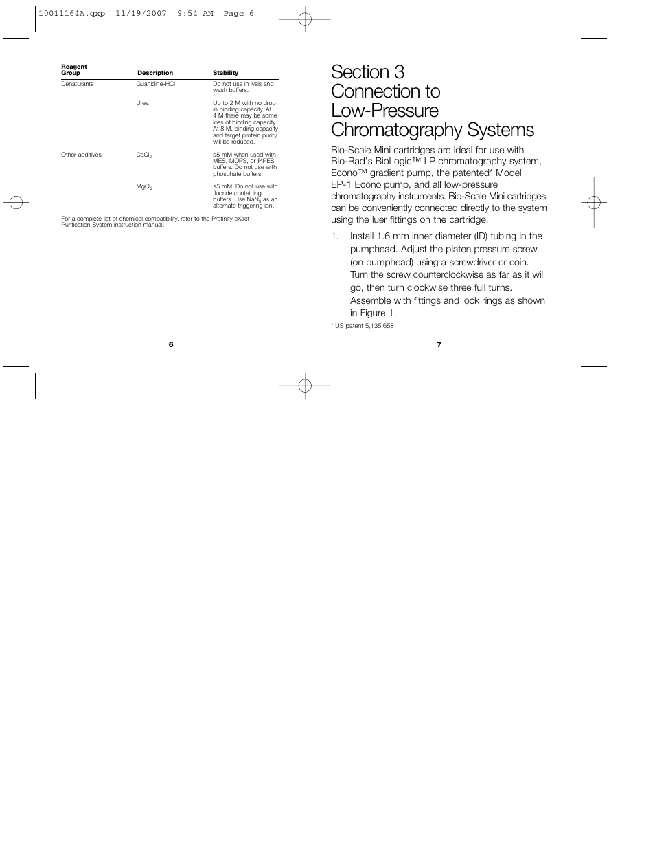 Bio-Rad Profinity eXact™ Purification and Tag Cleavage Consumables User Manual | Page 6 / 18