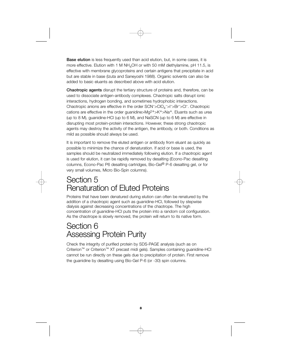 Bio-Rad Profinity Epoxide Resin User Manual | Page 10 / 12