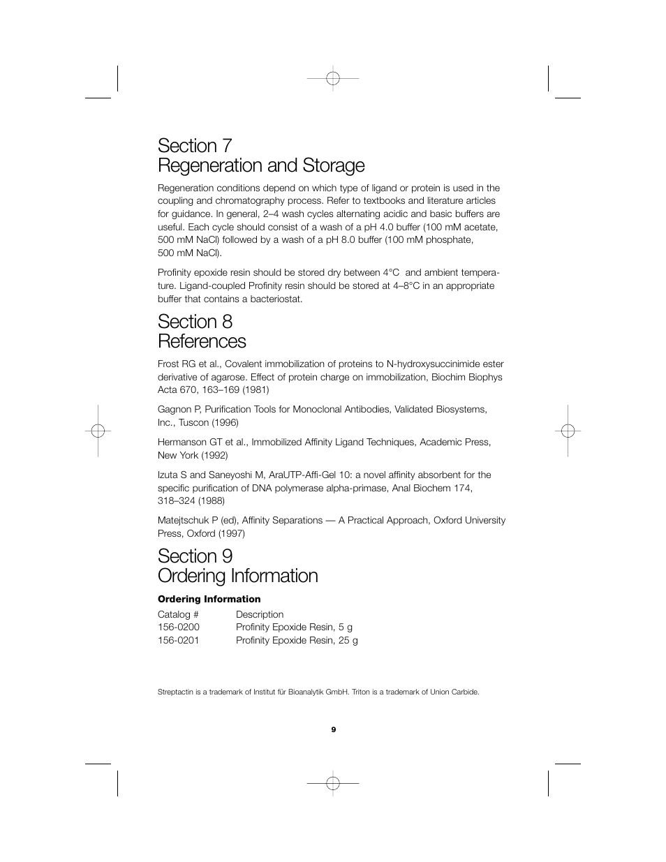 Bio-Rad Profinity Epoxide Resin User Manual | Page 11 / 12