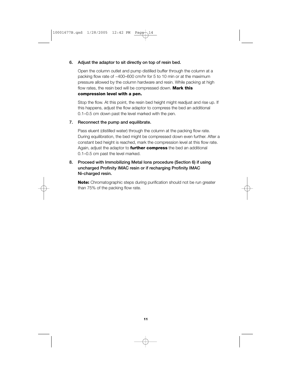 Bio-Rad Profinity IMAC Resins User Manual | Page 15 / 52