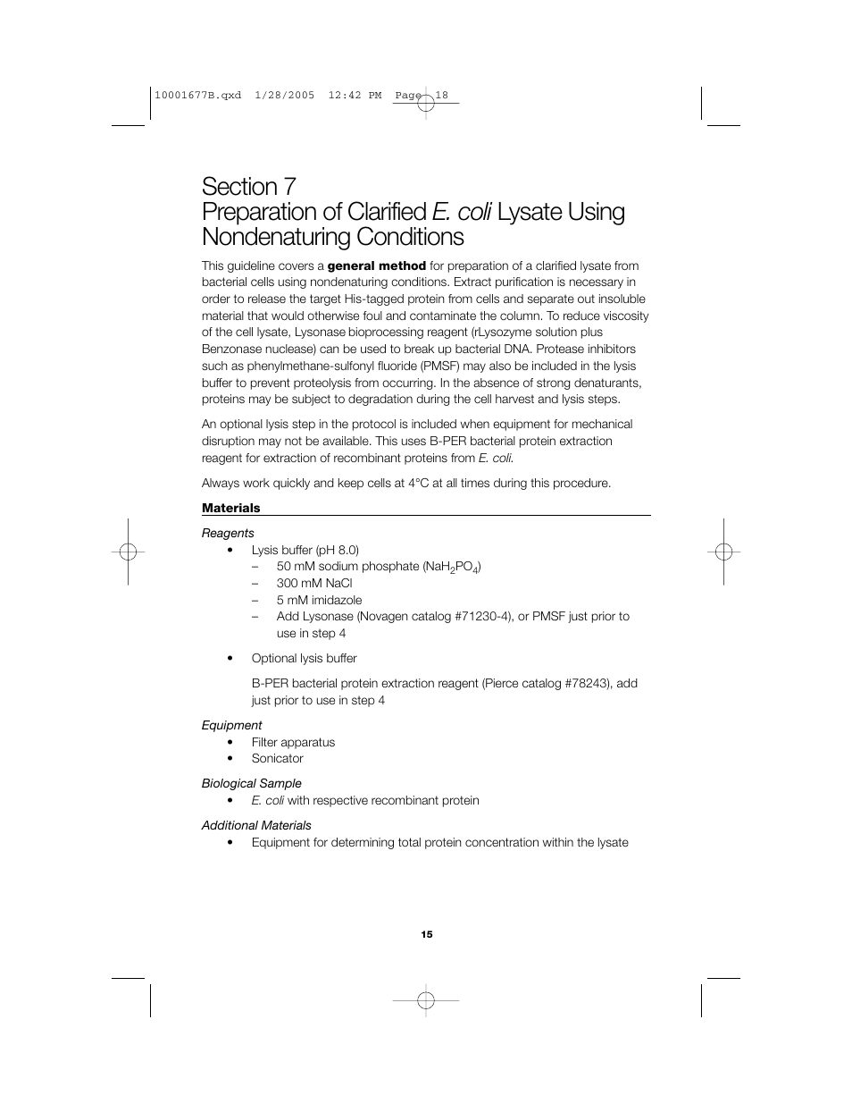 Bio-Rad Profinity IMAC Resins User Manual | Page 19 / 52
