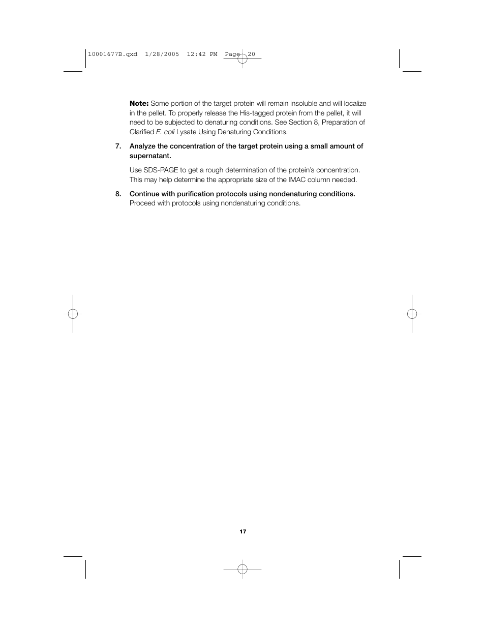 Bio-Rad Profinity IMAC Resins User Manual | Page 21 / 52