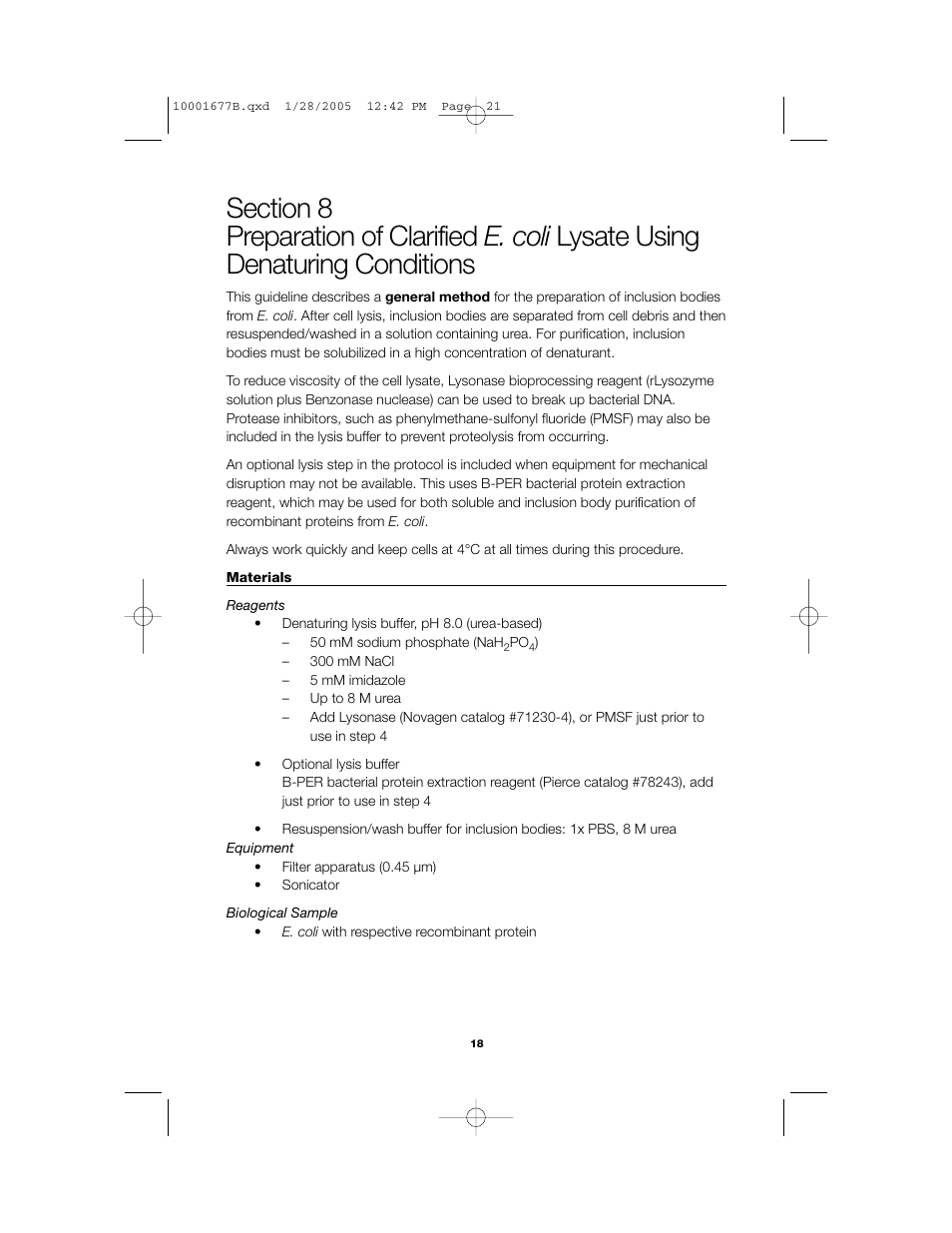 Bio-Rad Profinity IMAC Resins User Manual | Page 22 / 52