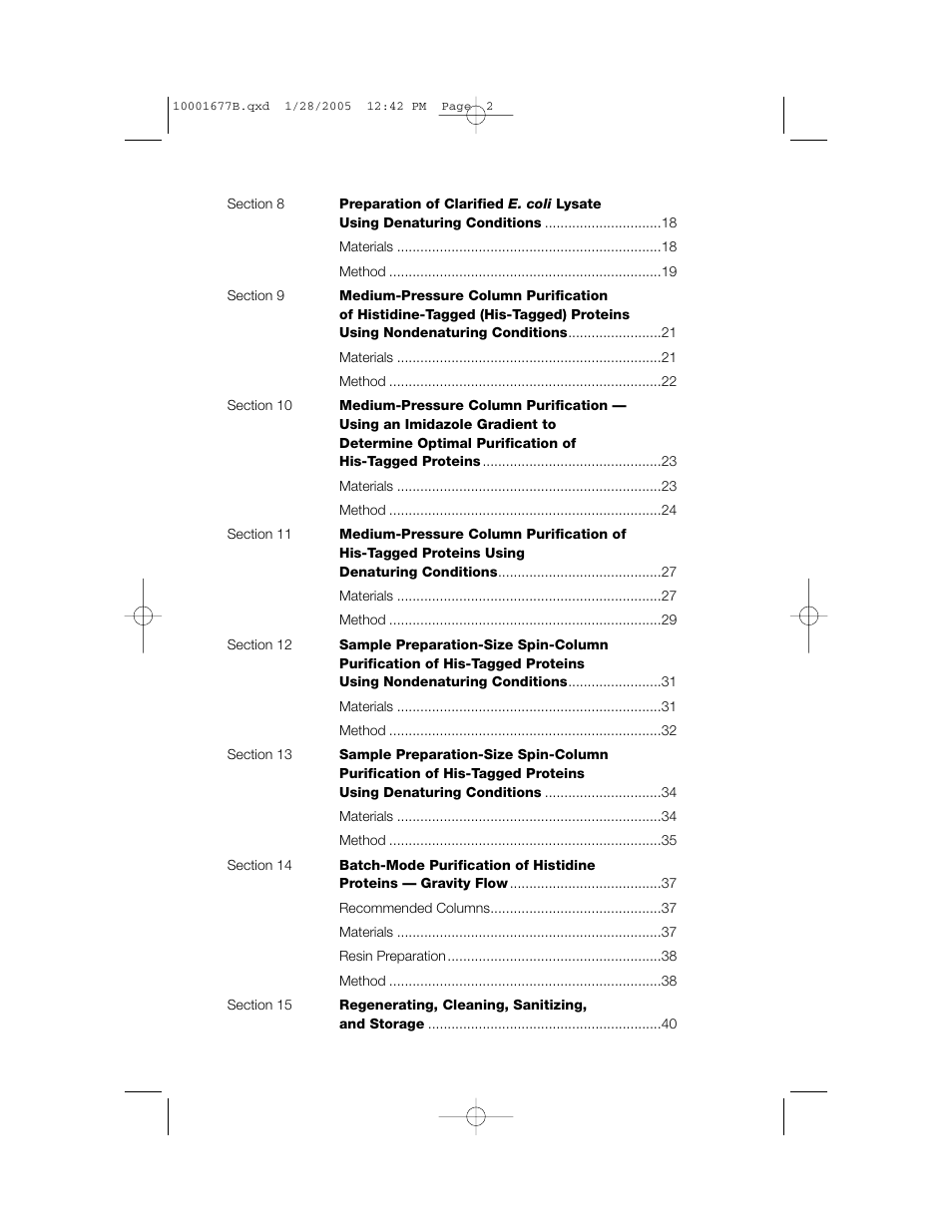 Bio-Rad Profinity IMAC Resins User Manual | Page 3 / 52