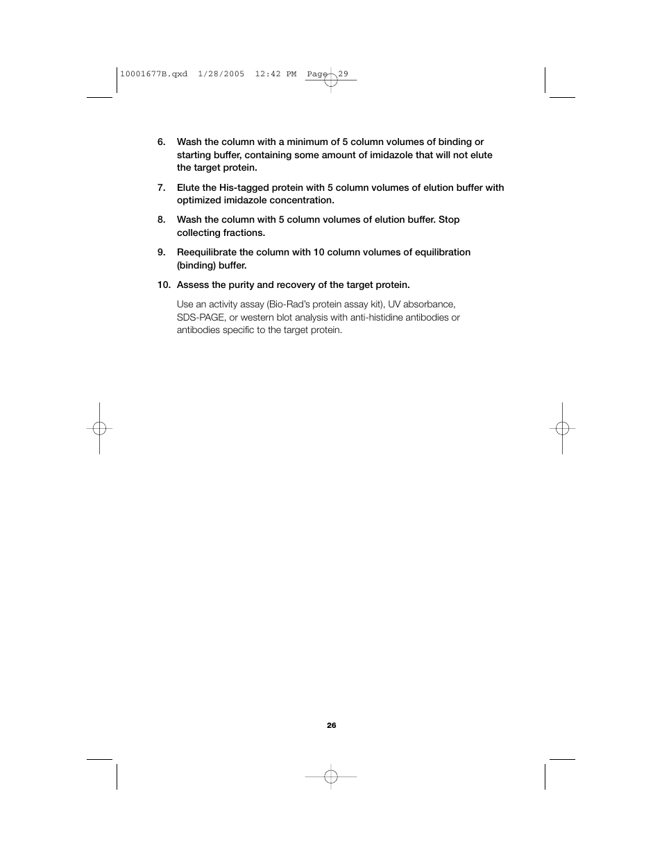 Bio-Rad Profinity IMAC Resins User Manual | Page 30 / 52