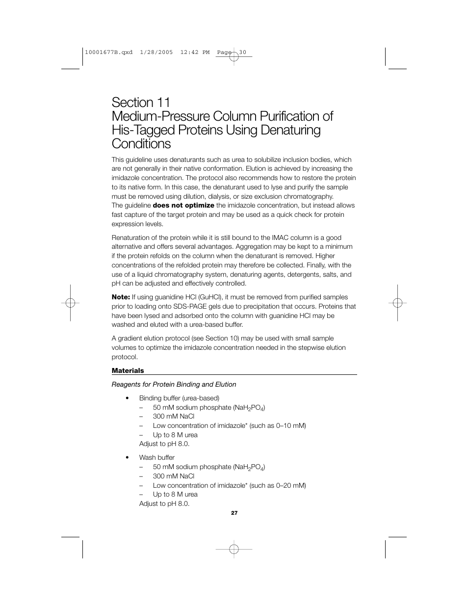 Bio-Rad Profinity IMAC Resins User Manual | Page 31 / 52