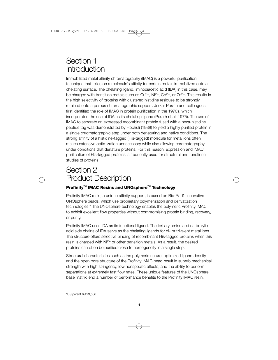 Bio-Rad Profinity IMAC Resins User Manual | Page 5 / 52