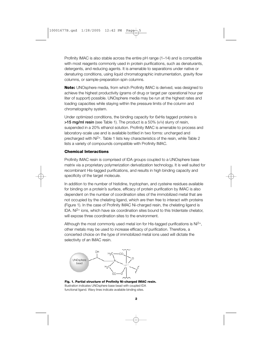 Bio-Rad Profinity IMAC Resins User Manual | Page 6 / 52