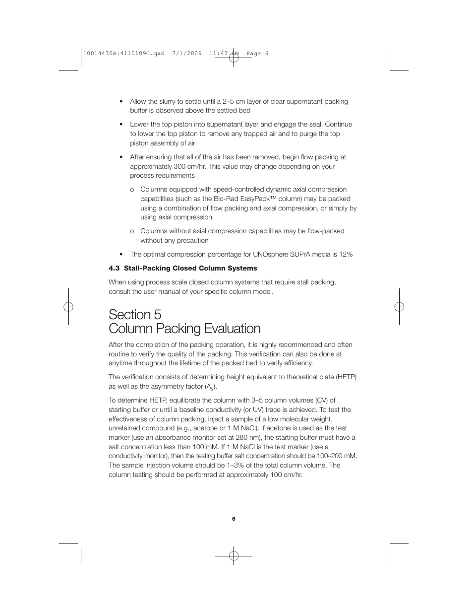 Bio-Rad Bio-Scale™ Mini UNOsphere SUPrA™ Affinity Cartridges User Manual | Page 10 / 16