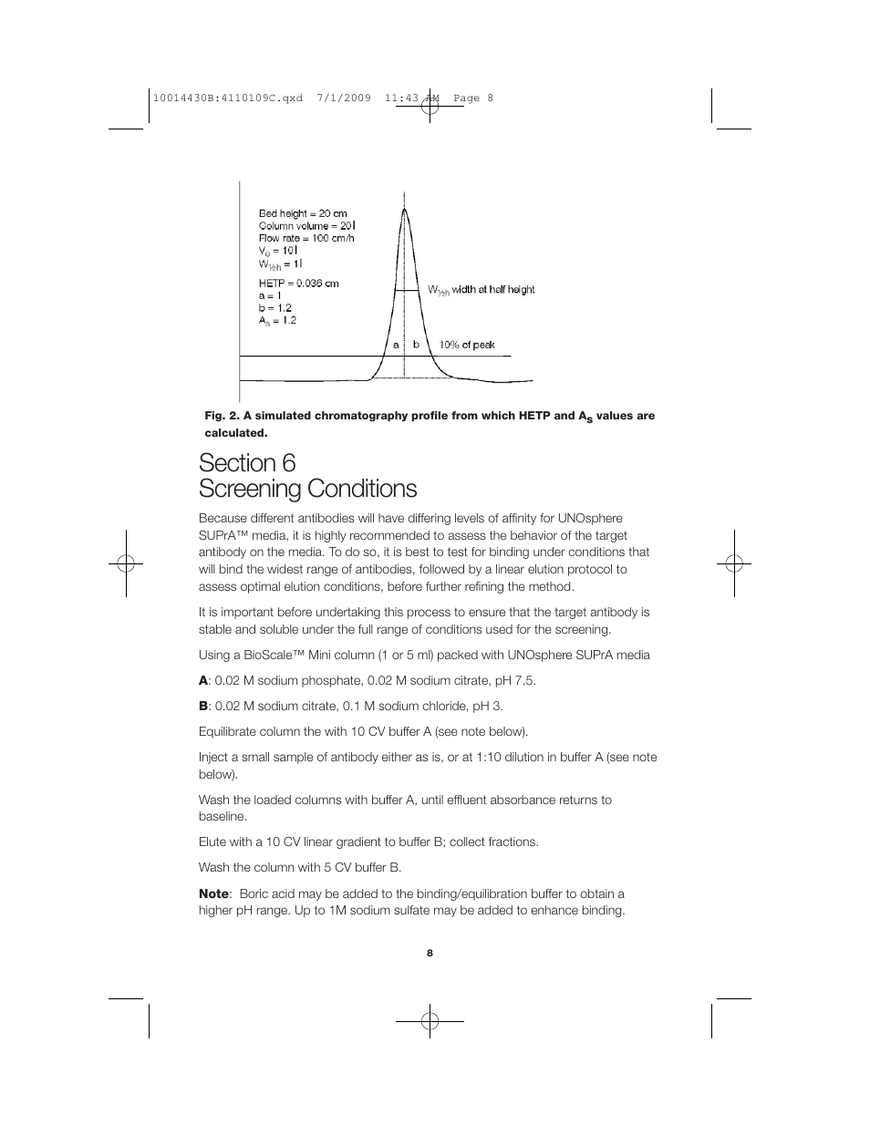 Bio-Rad Bio-Scale™ Mini UNOsphere SUPrA™ Affinity Cartridges User Manual | Page 12 / 16