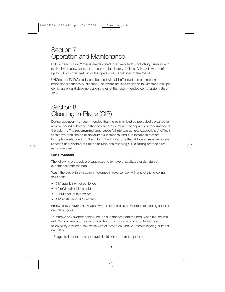 Bio-Rad Bio-Scale™ Mini UNOsphere SUPrA™ Affinity Cartridges User Manual | Page 13 / 16