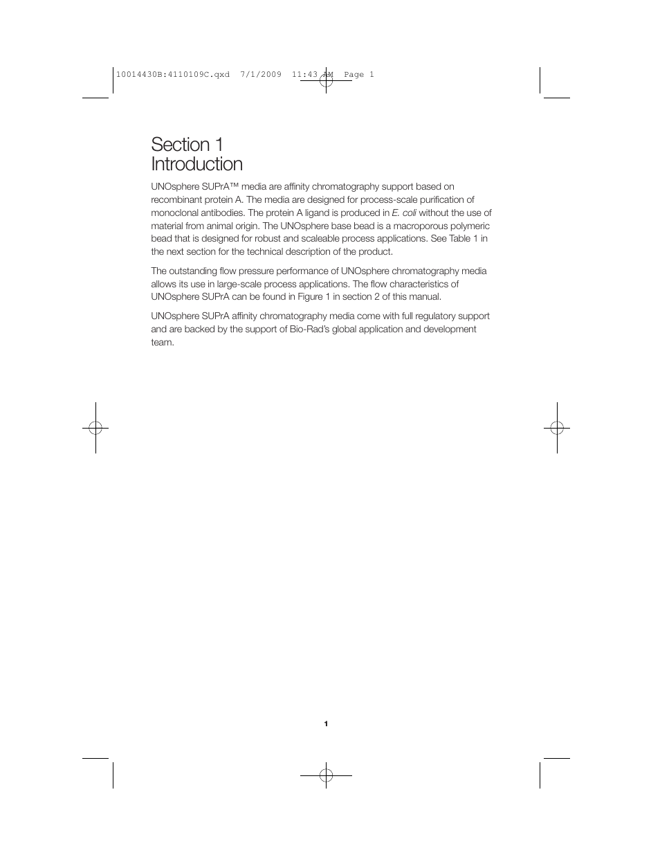 Bio-Rad Bio-Scale™ Mini UNOsphere SUPrA™ Affinity Cartridges User Manual | Page 5 / 16