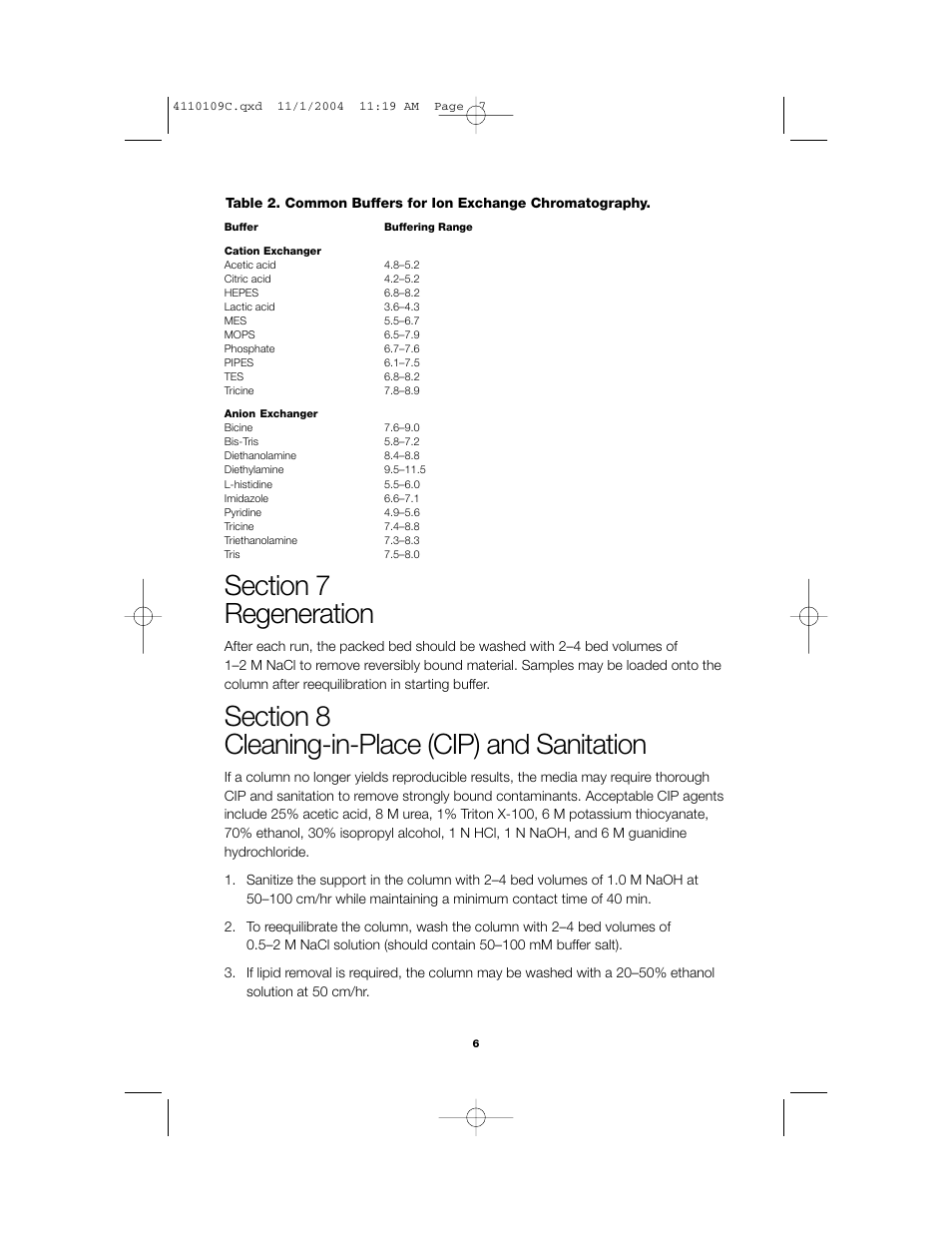 Bio-Rad Media Sampler Pack User Manual | Page 8 / 10