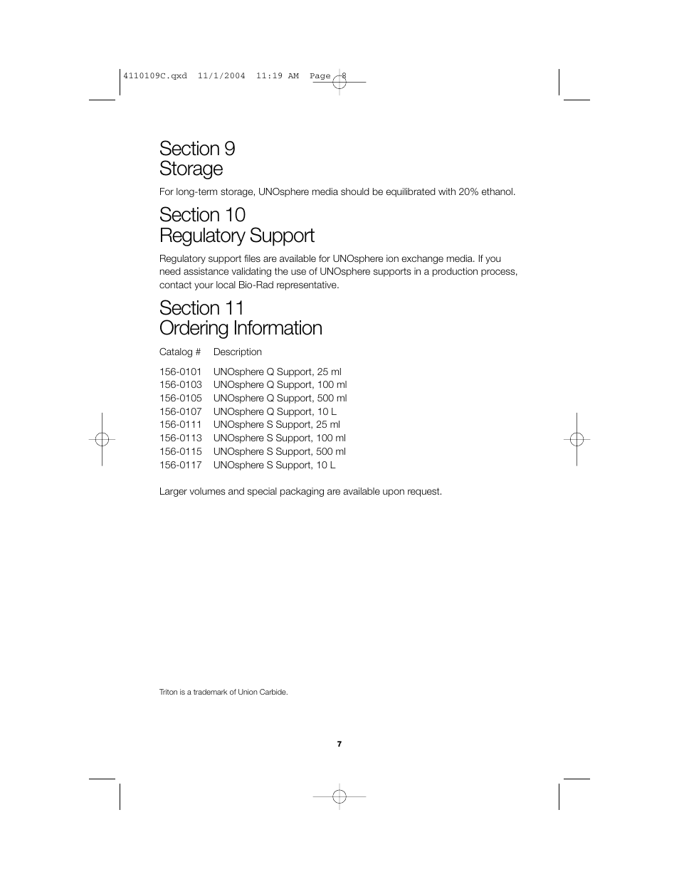 Bio-Rad Media Sampler Pack User Manual | Page 9 / 10