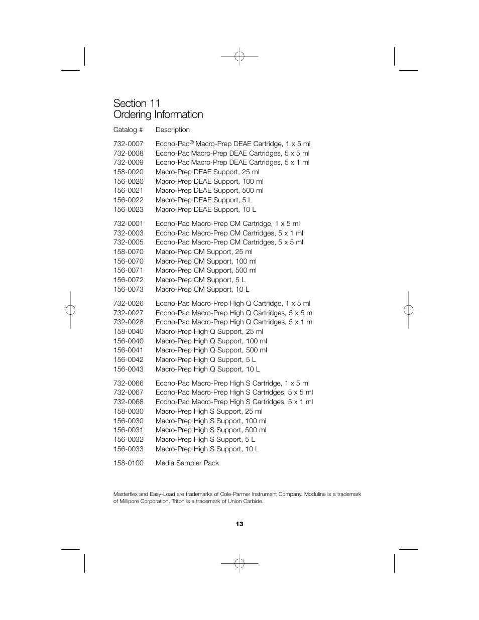 Bio-Rad Media Sampler Pack User Manual | Page 15 / 16