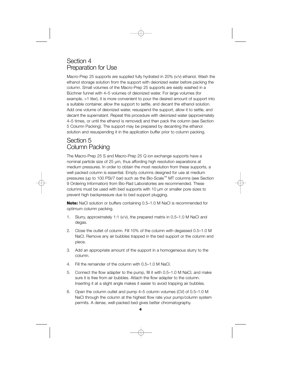 Bio-Rad Macro-Prep 25 S Media User Manual | Page 6 / 13