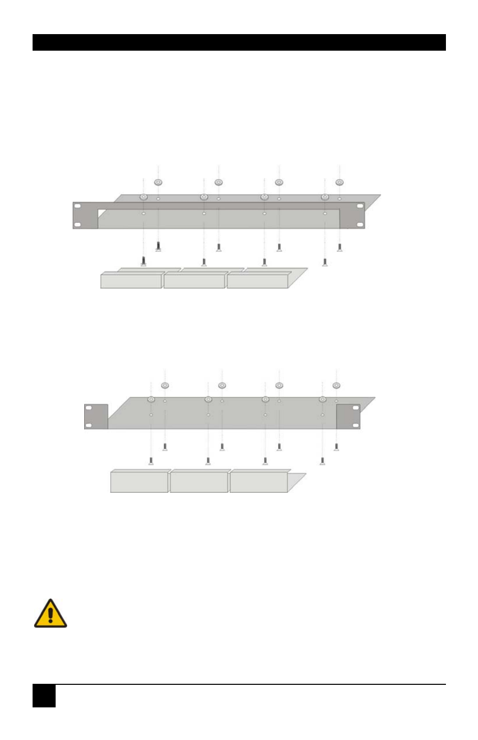 Appendix b: rack mount options, Dvi-d cat x kvm-extender | Black Box ACS4201A User Manual | Page 28 / 38