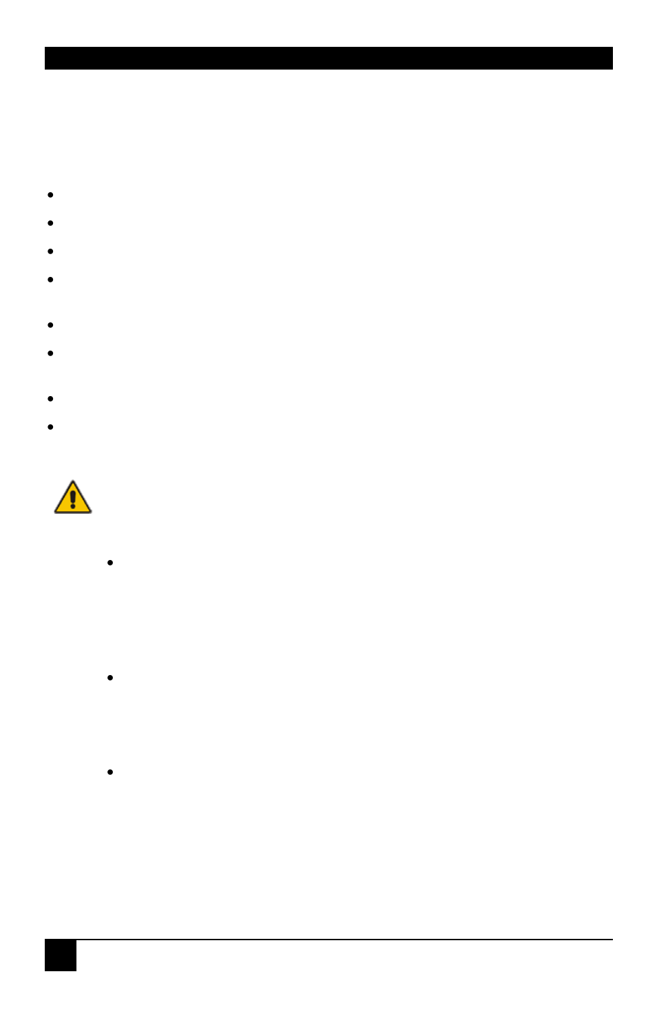 Dvi-d cat x kvm-extender, Safety precautions and installation guidelines | Black Box ACS4201A User Manual | Page 6 / 38