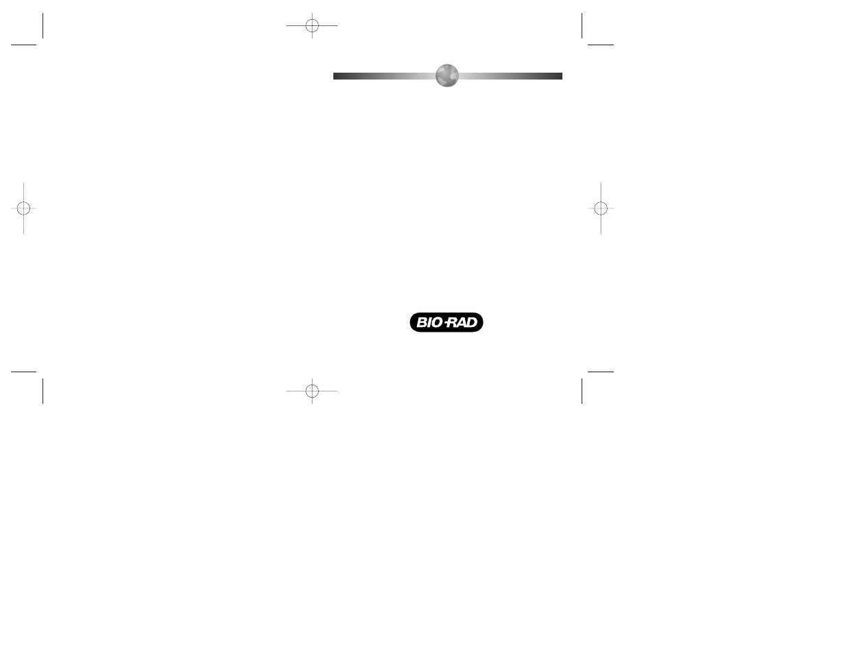 Bio-Rad Chromatography Standards User Manual | 4 pages