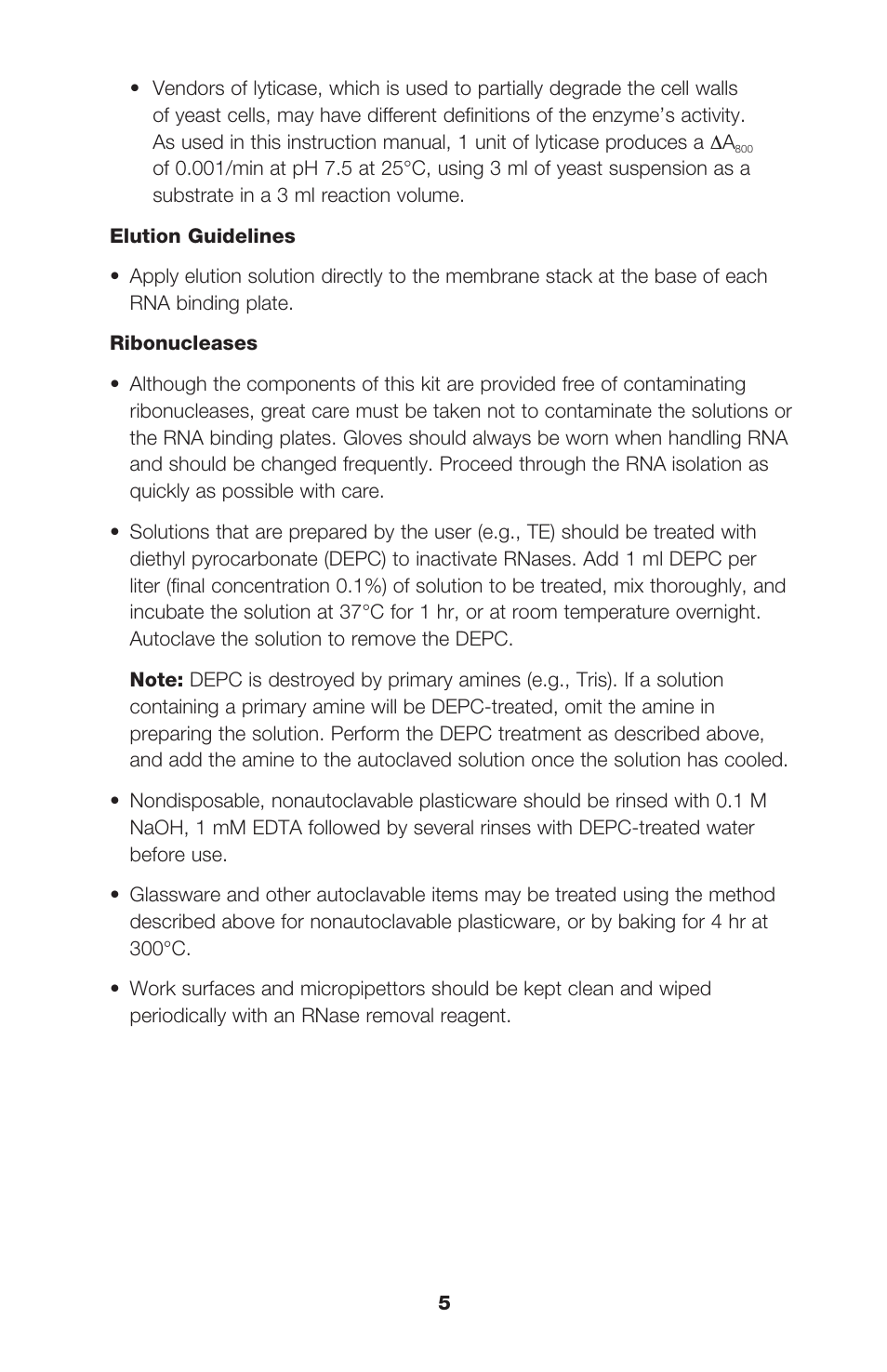 Bio-Rad Aurum™ Total RNA 96 Kit User Manual | Page 9 / 24