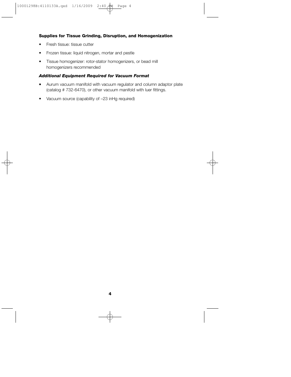 Bio-Rad Aurum™ Total RNA Fatty and Fibrous Tissue Kit User Manual | Page 8 / 40