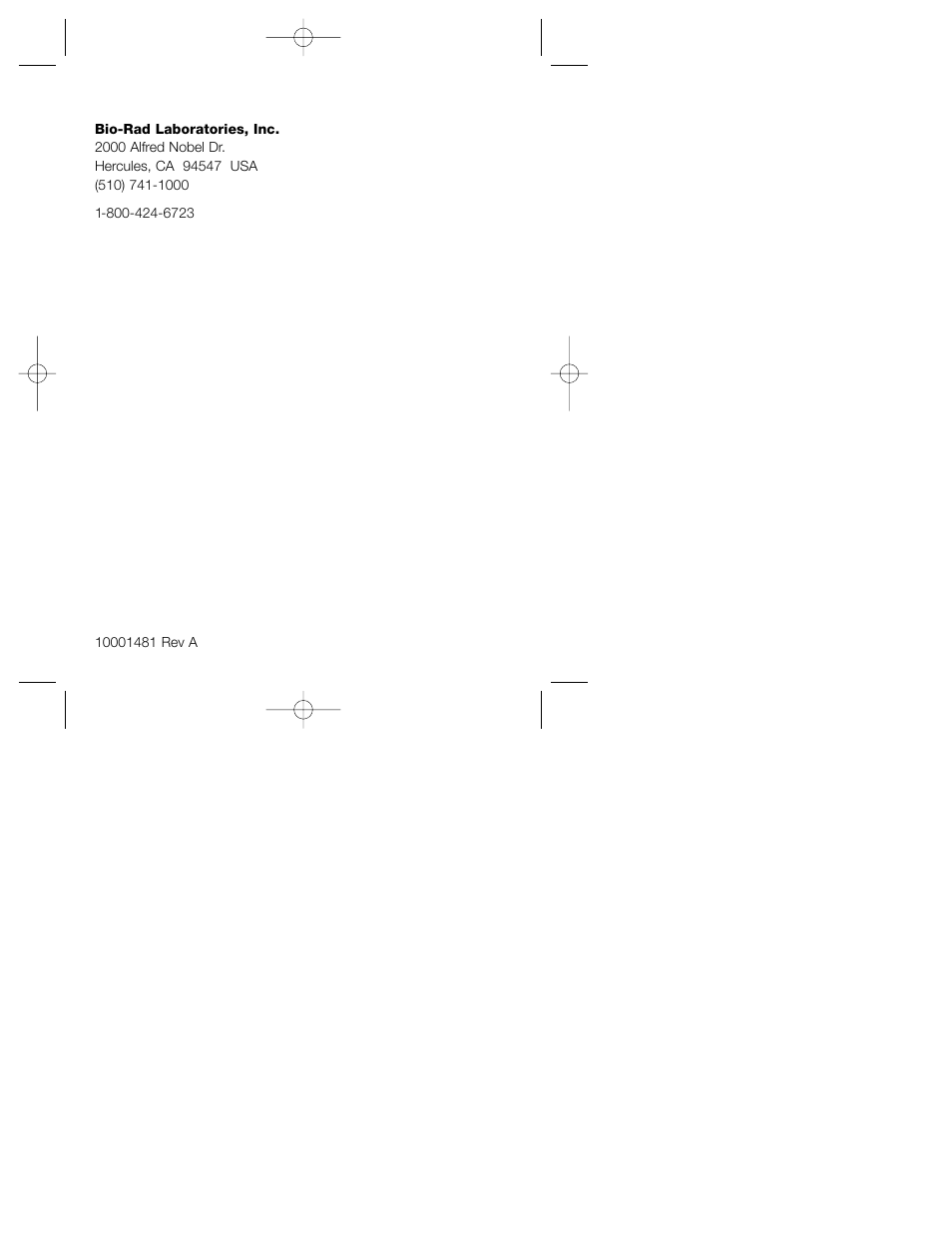 Bio-Rad PureZOL™ RNA Isolation Reagent User Manual | Page 21 / 21