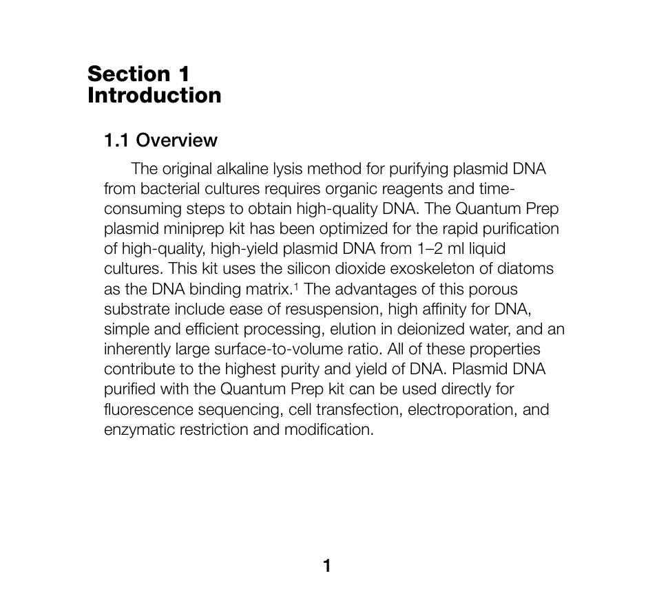 Bio-Rad Quantum Prep Plasmid Kits User Manual | Page 5 / 16