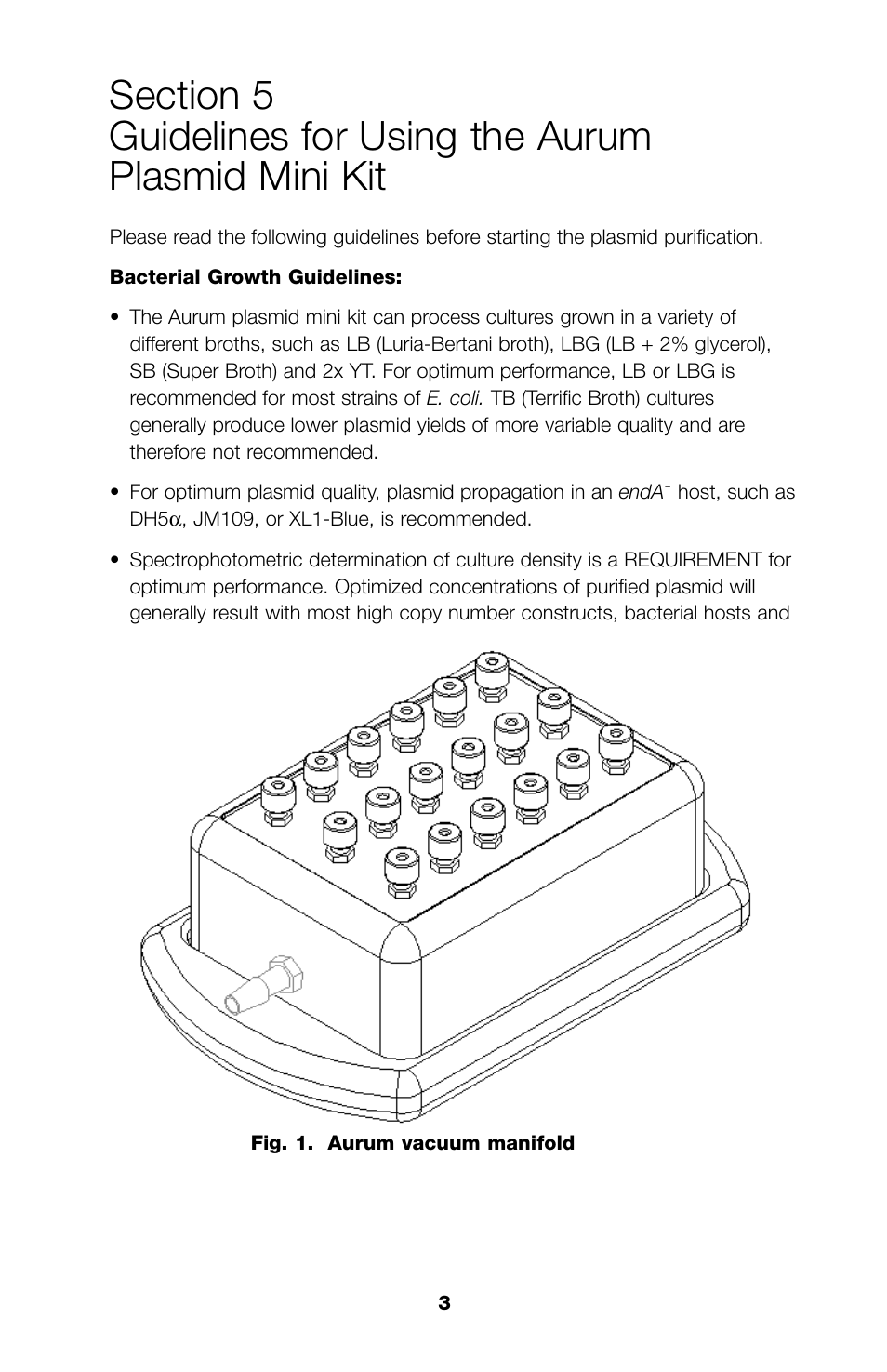 Bio-Rad Aurum™ Plasmid Mini Purification Module User Manual | Page 6 / 16