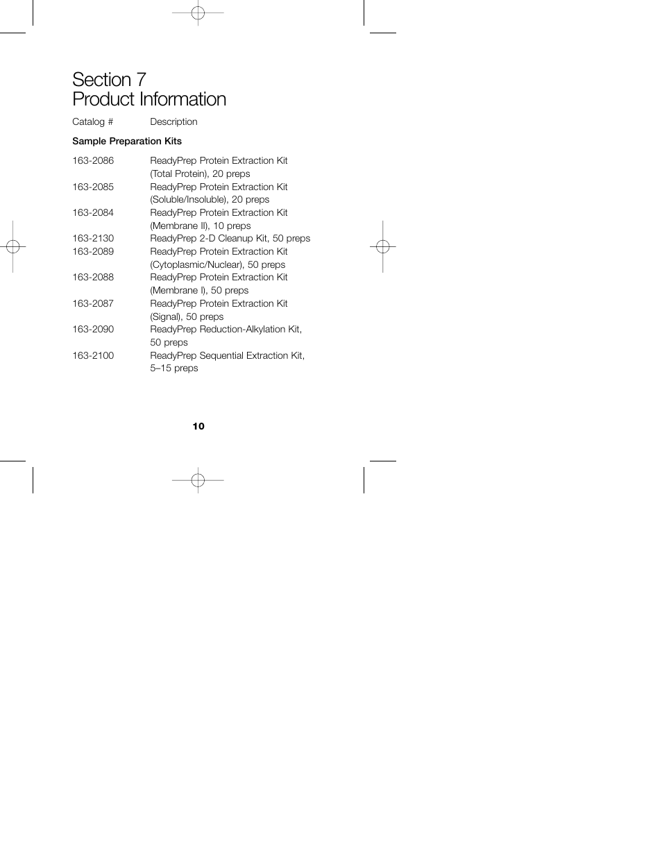 Bio-Rad ReadyPrep Protein Extraction Kit (Total Protein) User Manual | Page 12 / 14